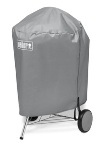 Weber, Abdeckhaube Standard Value 57cm, Weber, Weber Abdeckhaube für Holzkohlegrills 57 cm ? Weber Grillabdeckung/Grill Abdeckhaube ? Grau