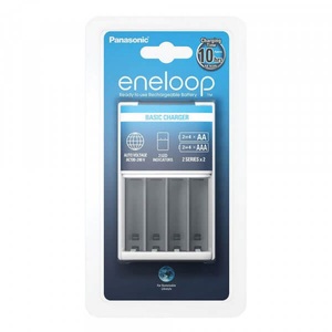 Panasonic Eneloop, Panasonic Eneloop Basic Charger Batterie, Panasonic Ladegerät Eneloop Basic Charger