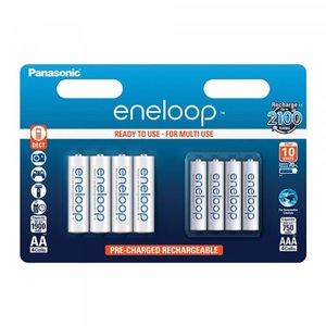 Panasonic Eneloop 4x AA + 4x AAA Pack Batterie