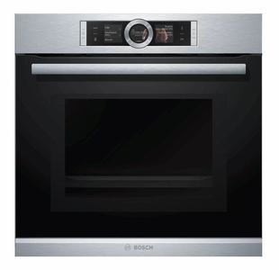 Bosch, Bosch Hmg636Rs1 - Einbaubackofen mit Mikrowelle (), Bosch Serie 8, Einbau-Backofen mit Mikrowellenfunktion, 60 x 60 cm, Edelstahl, HMG636RS1