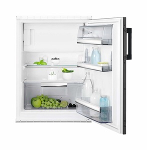 Electrolux, Electrolux EK136SRSW Kühlschrank Schwarz, Electrolux Einbaukühlschrank EK136SRSW Schwarz, Tür rechts (wechselbar)