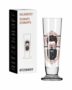 Ritzenhoff, Heldenfest Schnapsglas #4, Ritzenhoff Glas »Heldenfest N«, (1 tlg.)