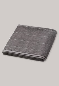 Schiesser, Saunatuch Streifen 90x200 graphit- SCHIESSER Home 90*200, 