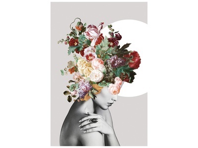 undefined, Schönheit mit Blumenperücke, Schönheit mit Blumenperücke