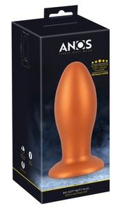 ANOS, Analplug ?Soft Butt Plug with suction cup? aus gefühlsechtem Liquid Silicone
