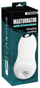 Stroker, ?Masturbator with 2 functions" mit Vibration und Saugfunktion