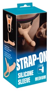 You2Toys, Umschnalldildo „Silicone Strap-on“, mit Hodenring