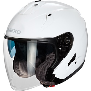 Nexo, Nexo Jethelm Comfort Motorradhelm weiß Größe XL, Nexo Jethelm Comfort weiß XL