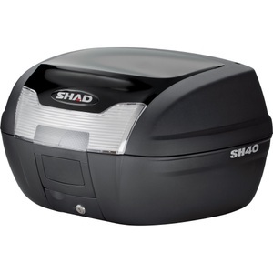 Shad, Shad Deckelcover für SH40 Topcase schwarz metallic lackiert, Shad Deckelcover für SH40 Topcase schwarz metallic lackiert