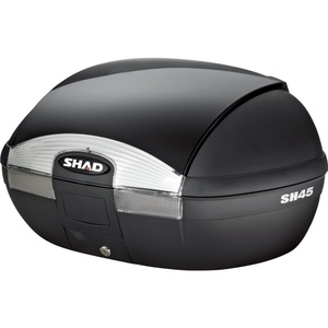 Shad, Shad Deckelcover für SH45 Topcase schwarz metallic lackiert, 