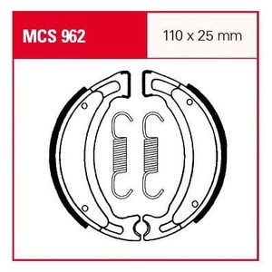 TRW - (TRW KFZ Ausruestung GmbH), TRW - Bremsbackensatz, TRW Lucas Bremsbacken iF MCS962 110x25mm