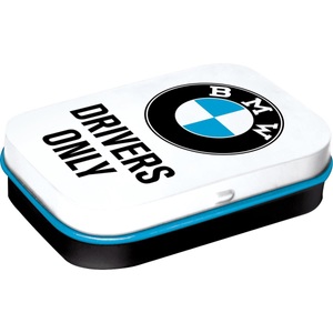 Nostalgic Art, Nostalgic-Art Pillendose BMW - Drivers Only, Nostalgic-Art Pillendose BMW - Drivers Only