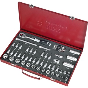 WGB das Werkzeug, WGB 3/8'' Steckschlüssel-Garnitur 55-tlg., WGB 10mm (3/8