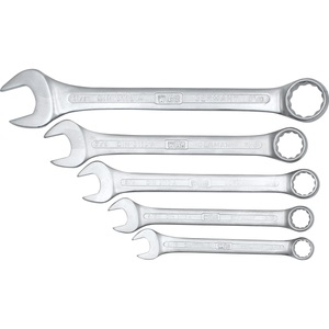 WGB das Werkzeug, WGB Ring-Maulschlüsselsatz Zoll 230RB 5-teilig, WGB Ring-Maulschlüsselsatz Zoll 230RB 5-teilig