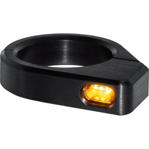 HeinzBikes, HeinzBikes LED Blinkerpaar ZC-Line Micro 39-41mm schwarz, HeinzBikes LED Blinkerpaar ZC-Line Micro für Gabel 39-41mm schwarz
