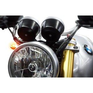 HeinzBikes, HeinzBikes LED Blinkerpaar ZC-Line Micro 54-56mm silber, HeinzBikes LED Blinkerpaar ZC-Line Micro für Gabel 54-56mm silber
