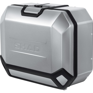 Shad, Shad 4P Seitenkoffer Terra Aluminium TR36 links, Shad 4P Seitenkoffer Terra Aluminium TR36 silber links
