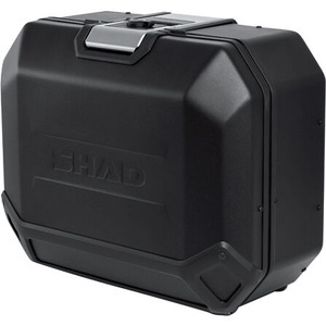 Shad, Shad 4P Seitenkoffer Terra Aluminium TR36 schwarz links, Shad 4P Seitenkoffer Terra Aluminium TR36 schwarz links