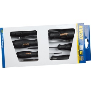 Kinzo, Kinzo Magnetische Schraubendreher 6-teilig, Kinzo Magnetische Schraubendreher 6-teilig