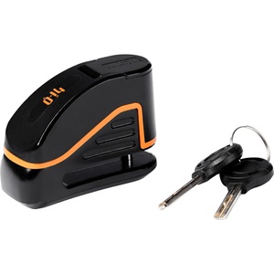 Hi-Q Bike Security, Hi-Q Bike Security Bremsscheibenschloss, Hi-Q Bike Security Bremsscheibenschloss Ø5mm CBR5K schwarz/orange