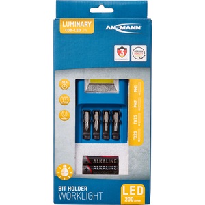Ansmann, Ansmann 1600-0303 LED Werkstattleuchte, WL180B mit Bithalter, Arbeitsleuchte