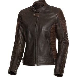 Spirit Motors, Spirit Motors Retro-Style Damen Lederjacke 1.0 braun Größe M, 