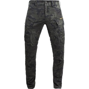 John Doe, John Doe Stroker Motorradhose grün Unisex Größe 31/32, John Doe Stroker Hose camouflage 31/32