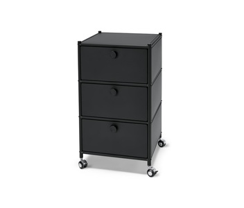 undefined, Rollcontainer »CN3« mit 3 Schubladen, schwarz, Rollcontainer »CN3« mit 3 Schubladen, schwarz