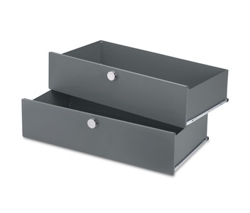 undefined, Schubladen-Ergänzungsset Metall »CN3«, grau, Schubladen-Ergänzungsset Metall »CN3«, grau