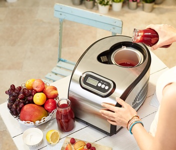 undefined, Profi-Glacemaschine mit Kompressor, Profi-Glacemaschine mit Kompressor