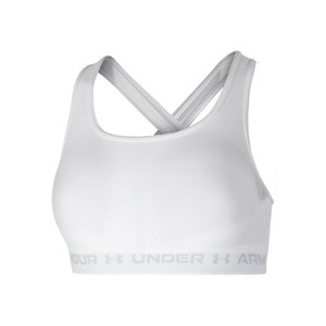 UNDER ARMOUR, Under Armour Crossback Mid Sport-BH Damen - Weiß, Grau, Armour® Mid Crossback Sports Bra