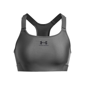UNDER ARMOUR, Under Armour HeatGear High Sport-BH Damen - Grau, Under Armour HeatGear High Sport-BH Damen - Grau