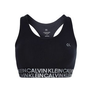 Calvin Klein, Calvin Klein Low Support Sport-BH Damen - Schwarz, Silber, 