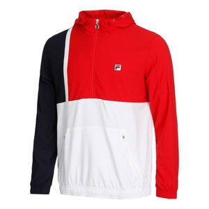 FILA, Fila Hanno Windbreaker Trainingsjacke Herren - Dunkelblau, Rot, Fila - Windbreaker Hanno, für Herren, Multicolor, Größe M