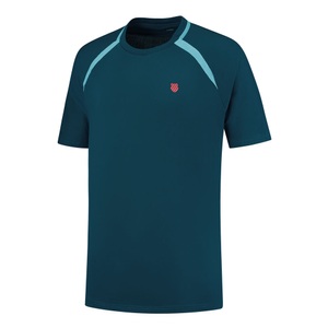 K-Swiss, K-Swiss Mesh Crew 2 T-Shirt Herren - Dunkelblau, K-Swiss Mesh Crew 2 T-Shirt Herren - Dunkelblau