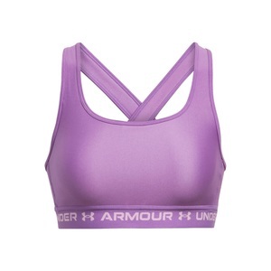 UNDER ARMOUR, Sport-bh, Medium Support Damen Lila XS, Under Armour Crossback Mid Sport-BH Damen - Lila
