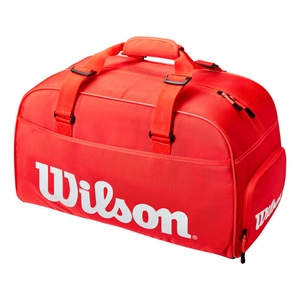 WILSON, Wilson Super Tour Small Duffle Sporttasche - Rot, Weiß, Wilson Super Tour Small Duffle Sporttasche - Rot, Weiß