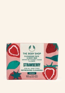 The body shop, Strawberry Cleansing Face & Body Seife, 