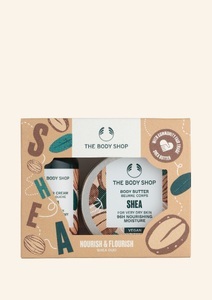 The body shop, Nourish & Flourish Shea Duo Geschenkset, Nourish & Flourish Shea Duo Geschenkset
