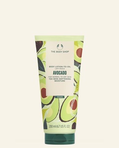 The body shop, Avocado Body Lotion, The Body Shop Avocado-Lotion-to-Oil Body Lotion 200ml Damen