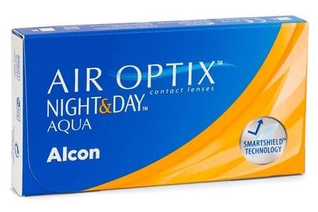 Alcon, Air Optix Night & Day Aqua, 6er Pack, Air Optix Night & Day Aqua (6 Linsen)