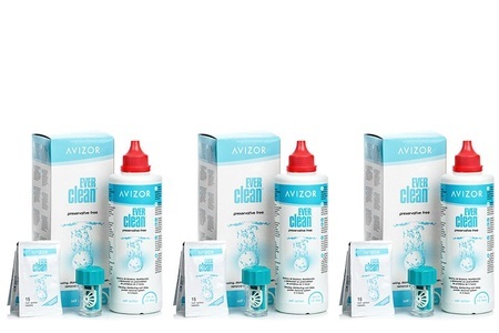 Avizor, Ever Clean 3 x 350 ml mit Behälter, Ever Clean 350 ml Peroxid-Lösung