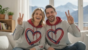 My Love Hoodie: 2-für-1-Aktion – perfektes Partner-Outfit