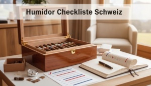 Humidor Checkliste Schweiz