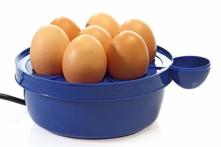 Eierkocher, Härtegradregulierung über Drehregler oder Wassermenge