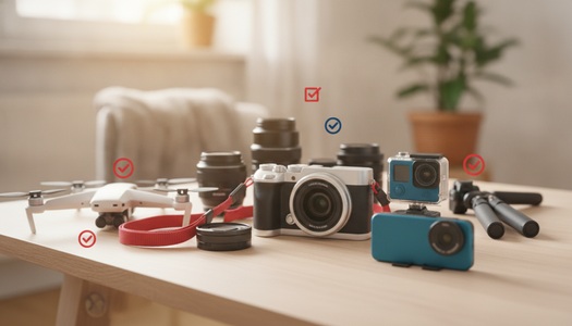 Kameras & Video Checkliste Schweiz