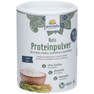 Bio Partner Schweiz AG, GOVINDA Reisprotein Pulver bio 400 g
