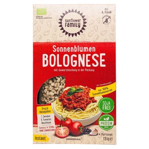 Bio Partner Schweiz AG, Sunflower Sonnenblumen Bolognese 131 g, Sunflower Sonnenblumen Bolognese 131 g