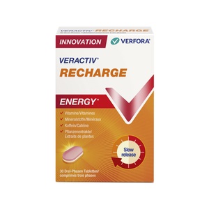 Verfora AG, Veractiv Recharge Drei-Phasen-Tabletten 30 Stück, VERACTIV Recharge Drei-Phasen-Tabletten (30 Stk)