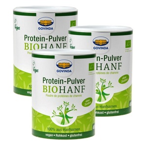 Voigt, Beavita Vitalkost Plus Stoffwechsel Paket Cookies & Cream, Govinda Bio-Hanf Proteinpulver 3x 400 g